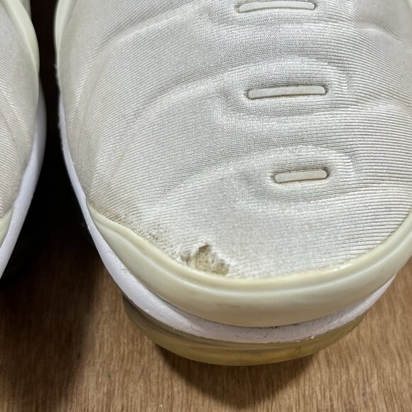 Nike Air VaporMax Plus Shoes Men's Size 9 Athletic Sneakers White Platinum - Picture 3 of 10